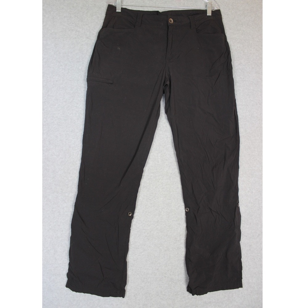 Eddie Bauer Black Straight-Leg Outdoor Pants